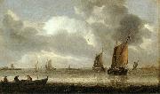 Abraham van Beijeren Silver Seascape painting